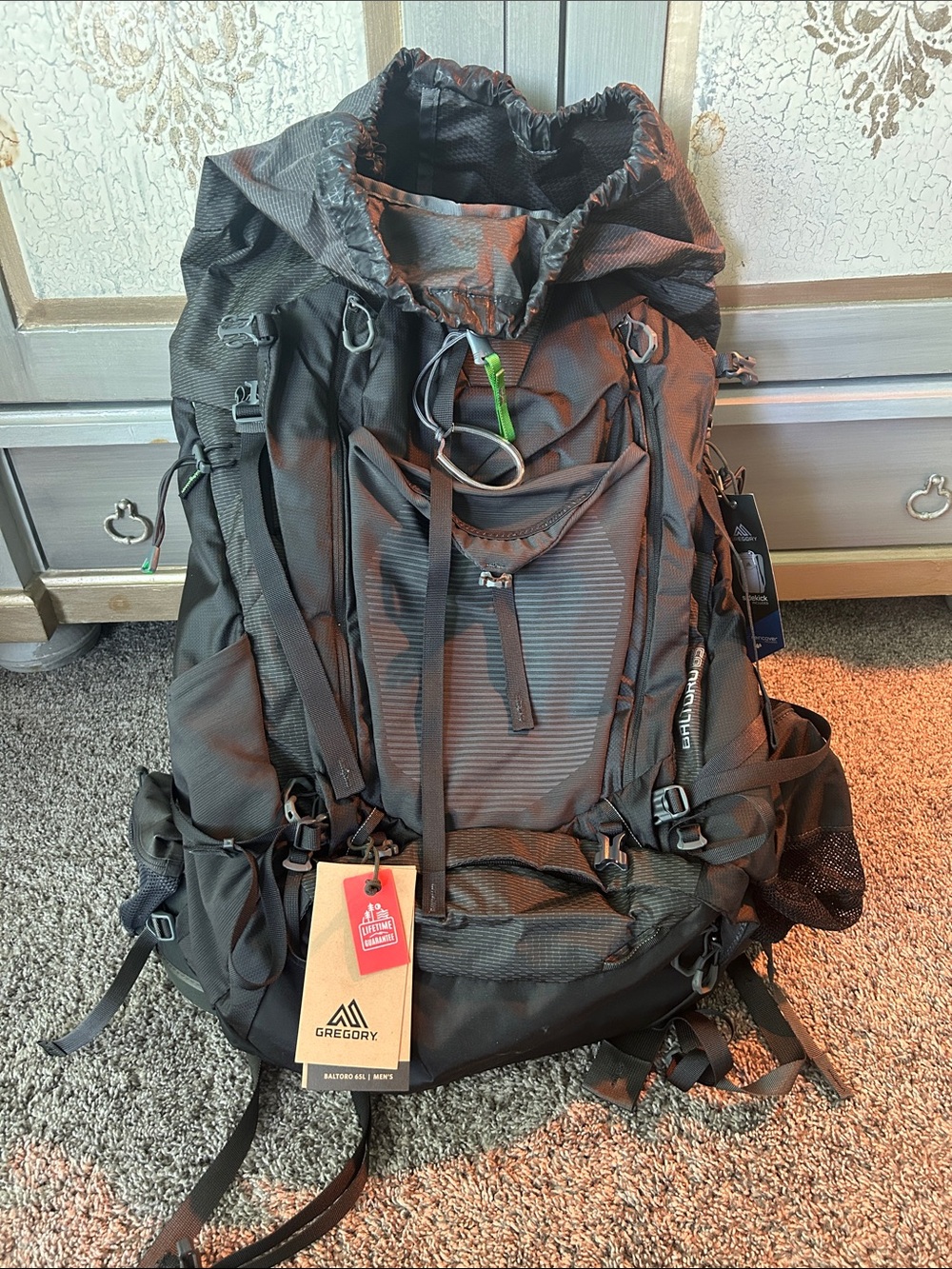 Gregory Baltoro 65L Black Men's Technical Hiking Backpack